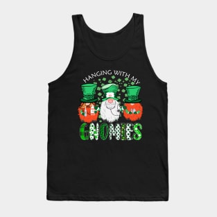 Hanging With My Gnomies, Nurse St. Patrick's Day Gift Tank Top